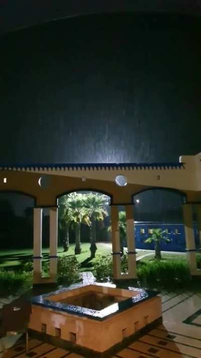 Rain at night