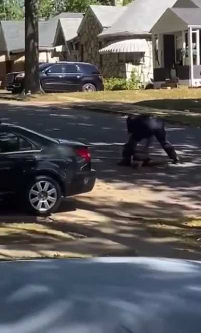 Woman runs from cops and attempts to steal their police vehicle & crashes.