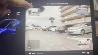 Tesla hate is real.. check out this drunk freak from NC break off the drivers side window of my week old Tesla and then reach in grab my arm bruising it and grabbed my phone and threw it to the ground. Thanks to sentry… he’s now been charged w assault van