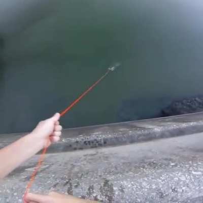 When Hawkeye tries fishing 😨