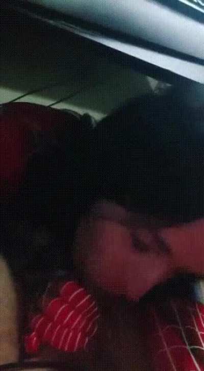 Latenight blowjob to my stepbro