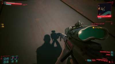 This is how you hold a powerful sniper rifle!