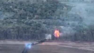 UA pov: AFU tank destroyed by retreating Russian tank and then Russian BMP-3 destroyed by AFU