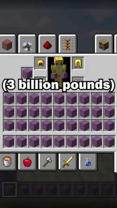 Minecraft Steve is strong