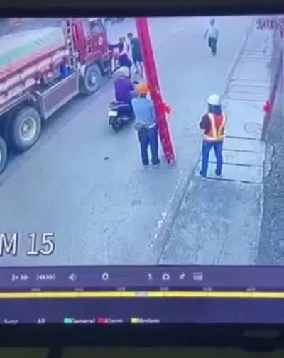 Pedestrian has the closest of calls