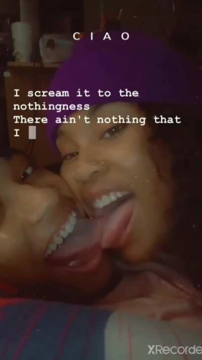 Black girls tongue kissing pt.2