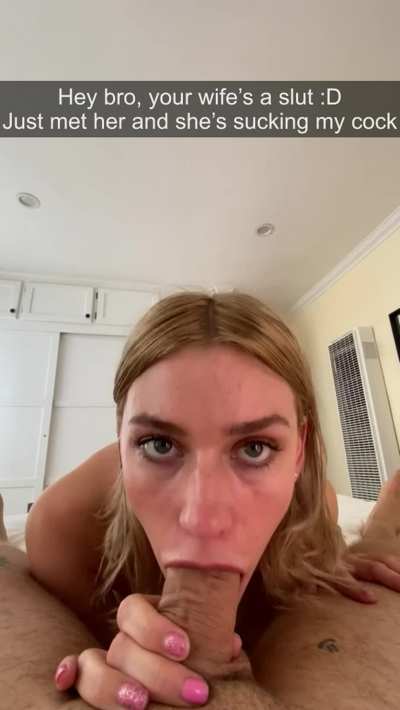 Your wife's a slut