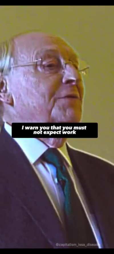The Famous 'I warn you' speech.