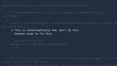 the rapidly dwindling sanity of valve programmers as expressed through code comments