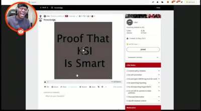 KSI is very smart indeed.