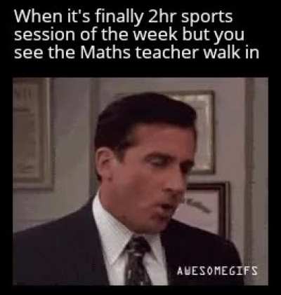 Maths teachers are always behind the schedule no matter how many classes they conduct
