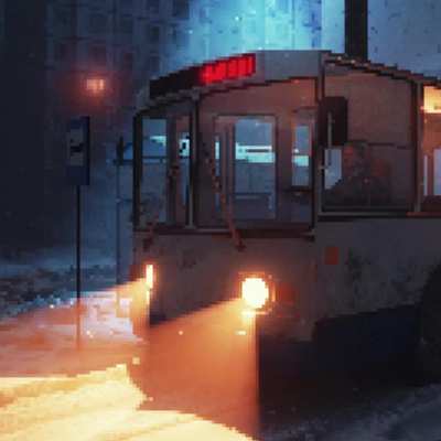 OSTANOVKA ❘ TROLLEY STOP ❘ Russian pixel melancholy