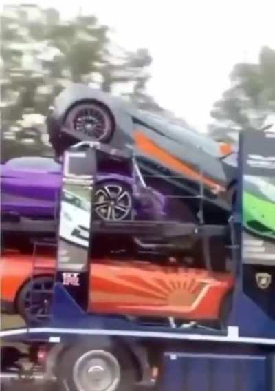 Transporting Lambos