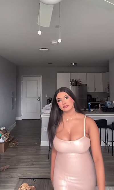 They’re so huge and she wants us to look at them 😫
