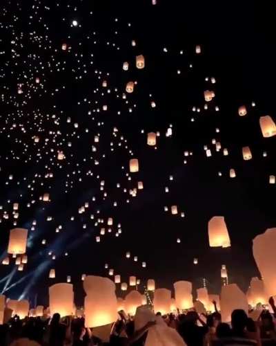Releasing The Lanterns