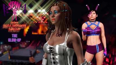 🔦 FLASHBACK 🔦 to SPW getting a 🌟 GLOW-UP 🌟 (first stream on WWE2K23 with two bonus Halftime Heat matches)