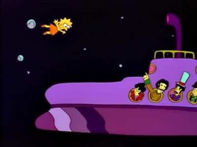Look fellas, it's Lisa in the sky...!