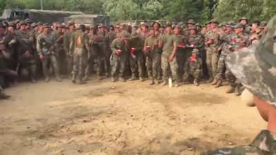 US Marines have a dance off with South Korean Marines
