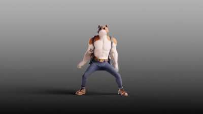 Meowscles Showing His Dance Moves