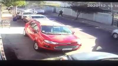 A Man Gets Shot Trying to Run Over a Police Officer in Chile