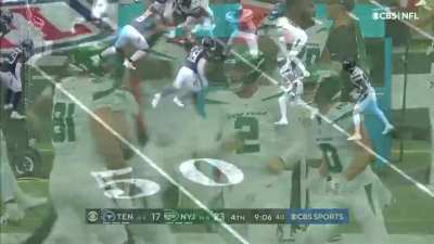 [Highlight] Zach Wilson throws a bomb to Corey Davis