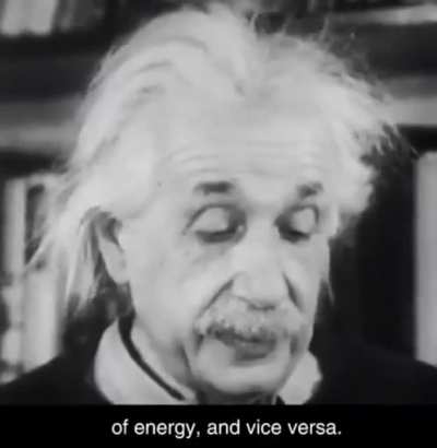 Albert Einstein explains his theory E=mc²