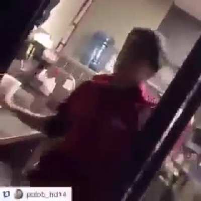 McDonalds worker slapped for explaining wrong order