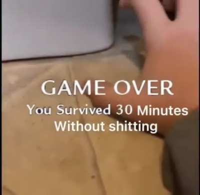 you died
