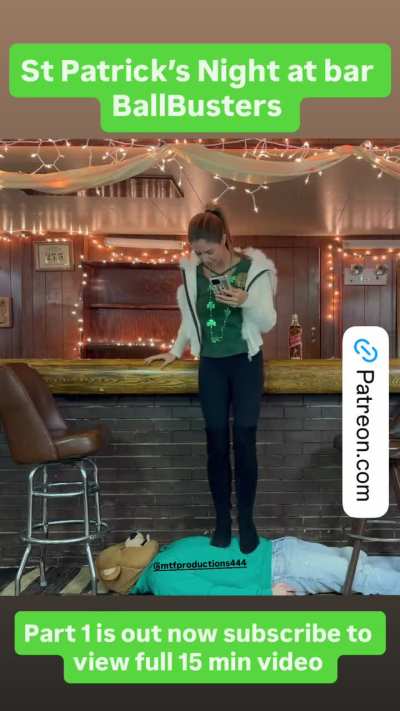 St Patrick’s Night at bar BallBusters