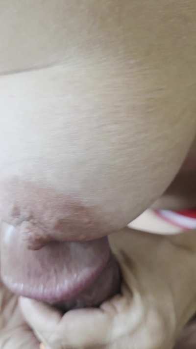 Focused on the nipple