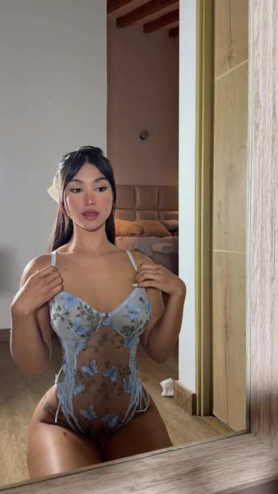 I couldn't believe it worked. I had successfully possessed my Latina stepsister. It was so much fun making lewd faces and playing with her body. I just hope nobody walks in on me.