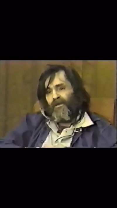 In reality all Charles Manson wanted was to show us his sick ass dance moves 