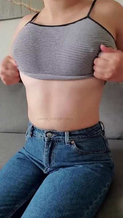 I haven't worn a bra out in years [drop]