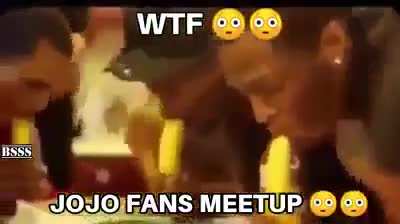 Jojo fans when they see an unsucked cock