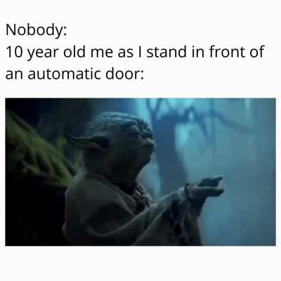 I am one with the force and the force is one with me