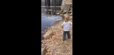 Skipping stones gone wrong