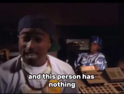 Tupac makes some amazing points here. It’s a shame almost all openly left-progressive people end up dying young. RIP legend