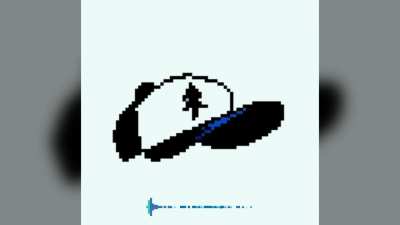 so i made a gravity falls 8-bit intro (the pixels thingies are actually supposed to be audio visualizers lol)