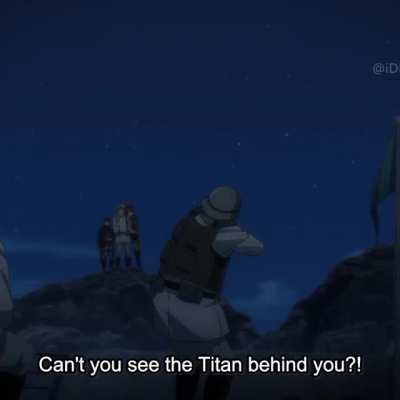 Nunca mexa com a hange e o eren