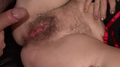 Granny cum on pussy