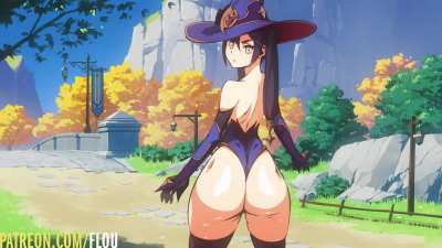 Mona (flou) [genshin impact]