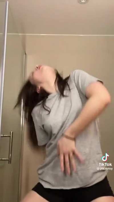 Gorgeous girl dancing