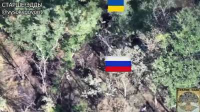 Russian troops from the 144th Motorized Brigade halt A Ukrainian counterattack from the 3rd Assault Brigade. Near Krasnolymans'ka.