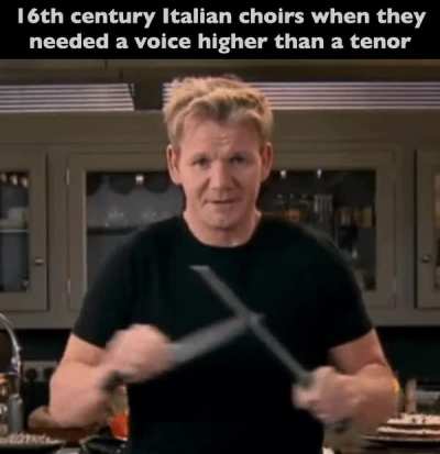 No mom, I don't want to join the choir - a little music history