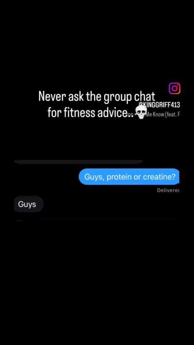 Group Chat Fitness Advice