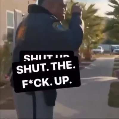 Cop puts racist Karen in her place
