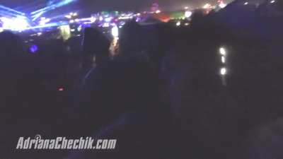 At a concert