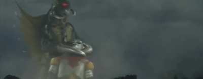 Here a funny moment between Godzilla and Gigan