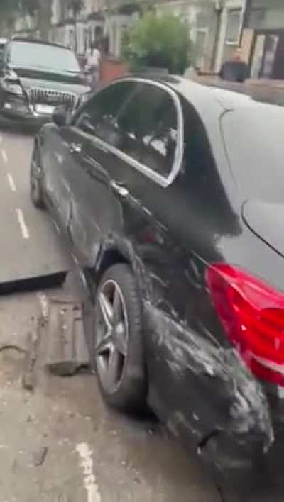 POS destroying cars in UK