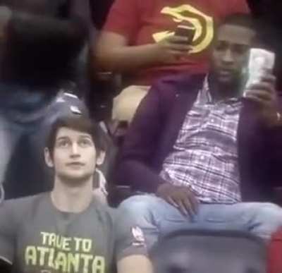 Right on camera.